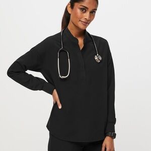 Figs Women's Black Rafaela Top